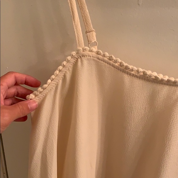 Cream spaghetti strap top! - Picture 3 of 5